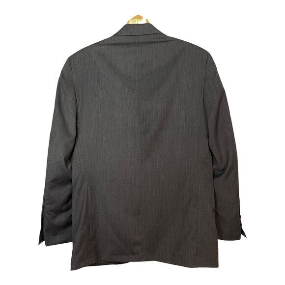 Oleg Cassini Men’s Gray 3-Button Wool Suit Jacket Blazer – Size 38R – Costa Rica - Picture 4 of 15